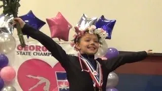 Whitney Bjerken | Level 4 Gymnastics State Meet | All Around Champion (37.9)