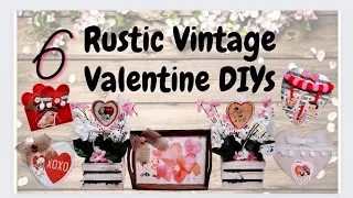 Rustic Vintage Valentine DIYs Must See Crafting Hack It totally Worked!! Vintage Style Valentine's