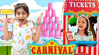 Anantya & Anaya Pretend Play Super Cool CARNIVAL/MELA | #MyMissAnand #Dussehra #DurgaPuja #Toystar