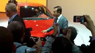 Renault-Nissan Alliance Carlos Ghosn introduces the New Renault Clio