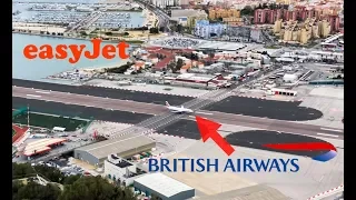 Gibraltar Airport Spotting - British Airways EasyJet A320NEO *Dangerous Approach*