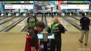 Eugene McCune on the Front Nine During 2021 PBA50 Spectrum Lanes Open