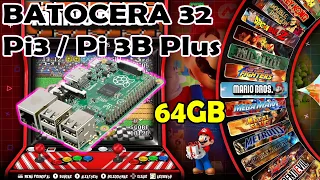 ✅ Batocera 32 Para Raspberry Pì 3B/3B plus✅ Imagen ⭐64GB⭐ Retrogaming