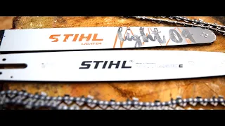 Stihl Light 04 vs Rollomatic E bar - cutting performance comparison