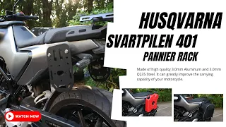 Xitomer Husqvarna Svartpilen 401  Pannier Racks Install