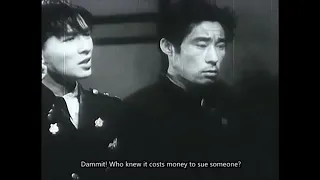 Best comic set piece in a lawyer's office - "Street Angels" 馬路天使 (1937)