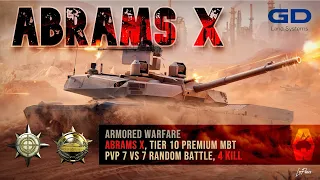 [Armored Warfare] US New Future Abrams! PvP | Abrams X #1