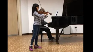 Chloe Chua - Romance in G, Op. 26, J.S. Svendsen, Early 2018 (Age 11)
