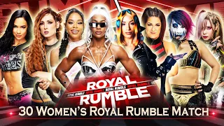 WWE Royal Rumble 2024 Women's Entry Promo & Winner