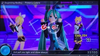 Hatsune Miku: Project Diva X - Beginning Medley-Primary Colors - hard