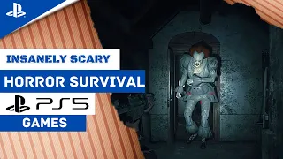 Insane HORROR SURVIVAL games for PS5 | TRY TO SURVIVE!