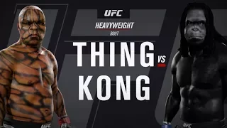 Thing vs. King Kong (EA sports UFC 2) - CPU vs. CPU - Crazy UFC 👊🤪