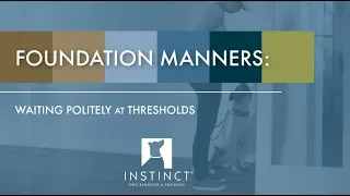 Doorway Manners | Training Dogs to Wait at Thresholds