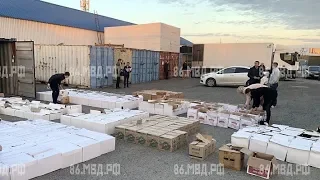 Югорские полицейские арестовали почти 40 тысяч бутылок с алкоголем