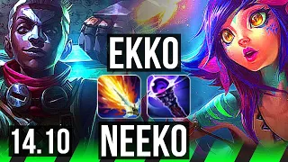 EKKO vs NEEKO (JGL) | 15/1/11, 76% winrate, 46k DMG, 7 solo kills, Legendary | BR Master | 14.10