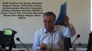 Necati TOPALOĞLU Muhittin BÖCEK'i İhbar Etti