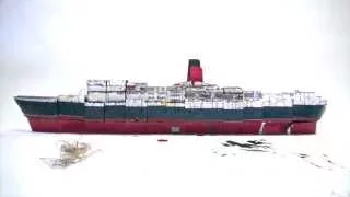 Disassembly Process of QE2 Ship