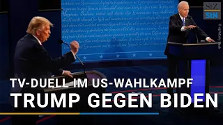 TV-Duell im US-Wahlkampf - Donald Trump gegen Joe Biden