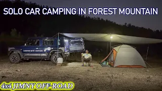 Solo Camping In Forest With 4x4 Jimny | पहाड़ी रास्तों से जीमनी पार | Camping With Santanu