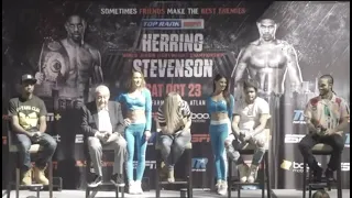 BOB ARUM PRESENTS: JAMEL HERRING v SHAKUR STEVENSON (OFFICIAL) WBO WORLD TITLE PRESS CONFERENCE