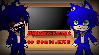 Aftons react to Sonic.EXE mod