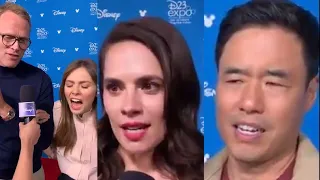 Elizabeth Olsen, Paul Bettany & Hayley Atwell Answer Questions At The 2019 D23 Expo