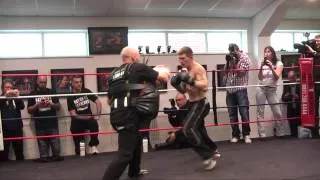 Ricky Hatton public workout