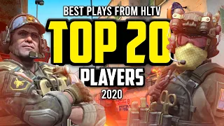 BEST PLAYS FROM ALL HLTV TOP 20 OF 2020 CS:GO PLAYERS! (HIGHLIGHTS)