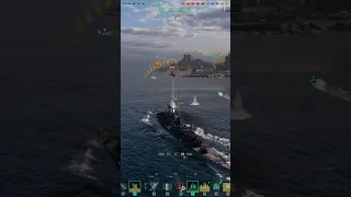 🇬🇧🔥Incomparable, one of the stealthiest battleships in the game —  World of Warships!