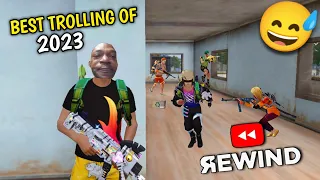 BEST TROLLING OF 2023 🤣😂| 1 HOUR SPECIAL VIDEO | Youtube rewind | Free Fire Funny Moments😆|part 3