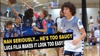 Luca Filia TOYING w/ The ENTIRE DEFENSE!! Extremely CRAFTY PG w/ NICE Court Vision!!