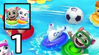 Talking Tom Pool Gameplay Part 1 (Android,IOS)