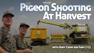 Pigeon Shooting at Harvest with Fieldsports Star Andy Crow and Gary (+1)