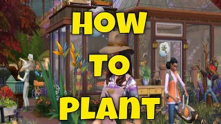How To Plant - Gardening In Sims 4 #Shorts