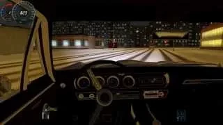 City Car Driving 1.3.3 Pontiac LeMans GTO 1965 Snow | Night Cruise [G27]