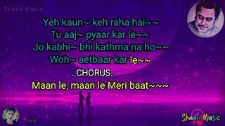 Sara Zamana Hasino Ka Dewana _ Karaoke with lyrics _ Kishore Kumar