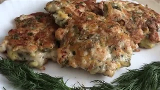 Вкусные рубленые куриные котлеты с сыром. | Вся семья накормлена.