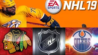 NHL 19 season mode: Chicago Blackhawks vs Edmonton Oilers (Xbox One HD) [1080p60FPS]