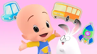 Surprise Eggs: Vehicles | Cleo & Cuquin Educational Videos for Children