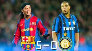 Barcelona 5 - 0 Inter (Ronaldinho x Adriano) ● Joan Gamper Trophy 2007 | Extended Highlights & Goals