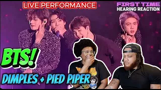 BTS - DIMPLES + PIED PIPER LIVE PERFORMANCE | FIRST TIME HEARING | FUNNY REACTION