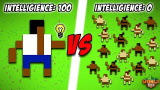 Can 50 Geniuses Beat 1,000 IDIOTS? - Worldbox