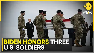 Joe Biden honours three U.S. soldiers killed in Jordan | Latest News | WION