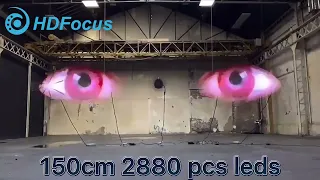 150cm 3d hologram fan video wall