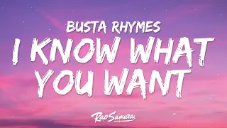 Busta Rhymes, Mariah Carey - I Know What You Want (Lyrics)