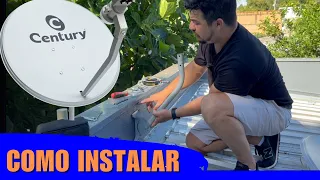 Como Instalar Antena Ku Nova Parabólica Passo a Passo 70W StarOne