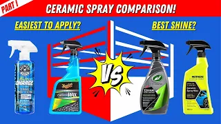 BEST Ceramic Spray for YOUR Car? - Ceramic Spray Comparison!  //  Car Care Product Review