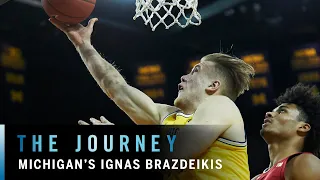 Meet Ignas Brazdeikis | Michigan | Big Ten Basketball | The Journey