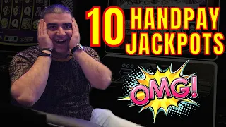 I Won 10 HANDPAY JACKPOTS On High Limit Slots In Las Vegas