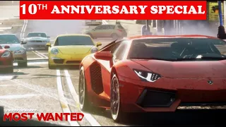 NFS Most Wanted 2012 Gameplay : 10TH ANNIVERSARY SPECIAL!
